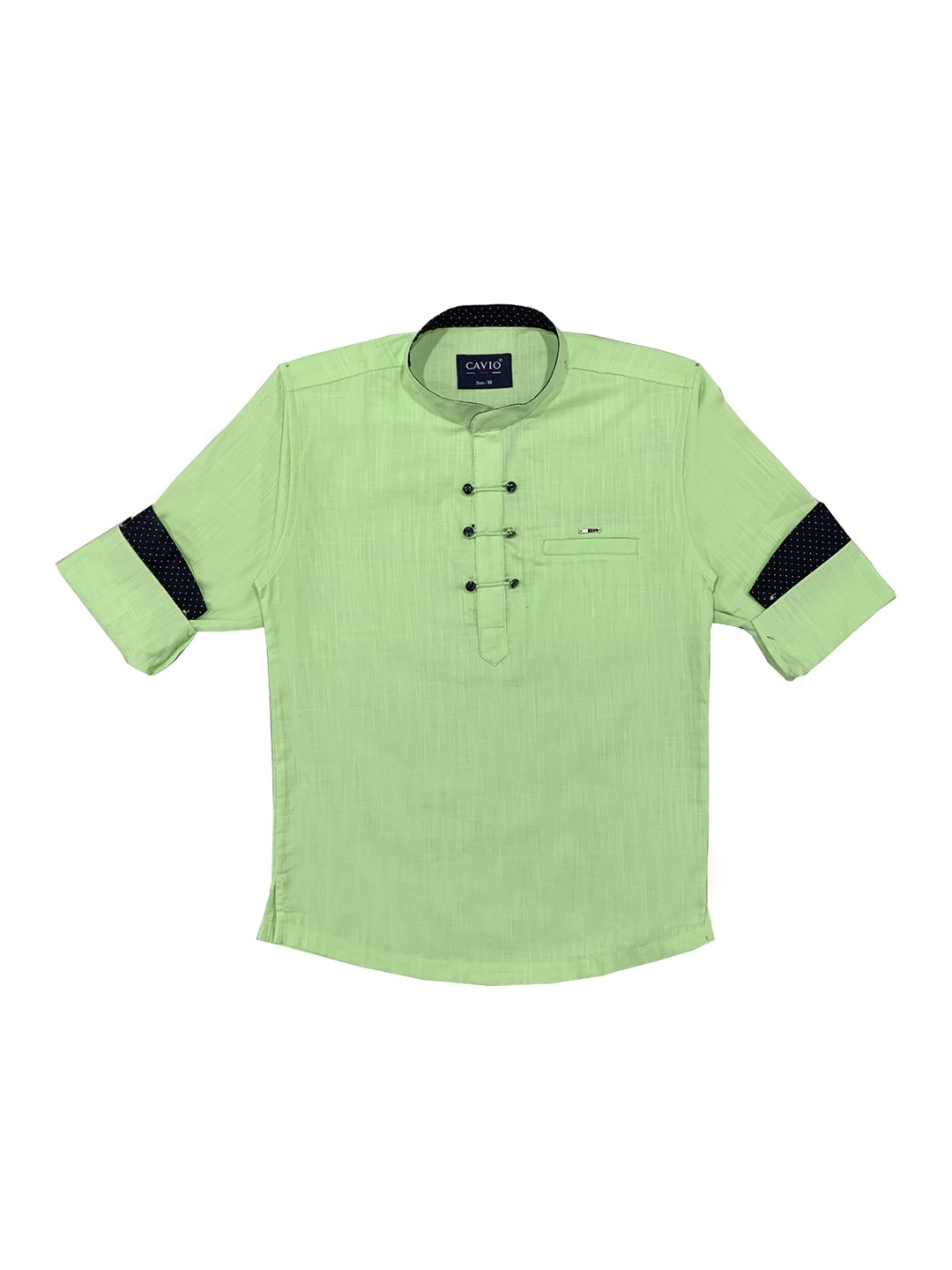 

CAVIO Boys Green Casual Shirt