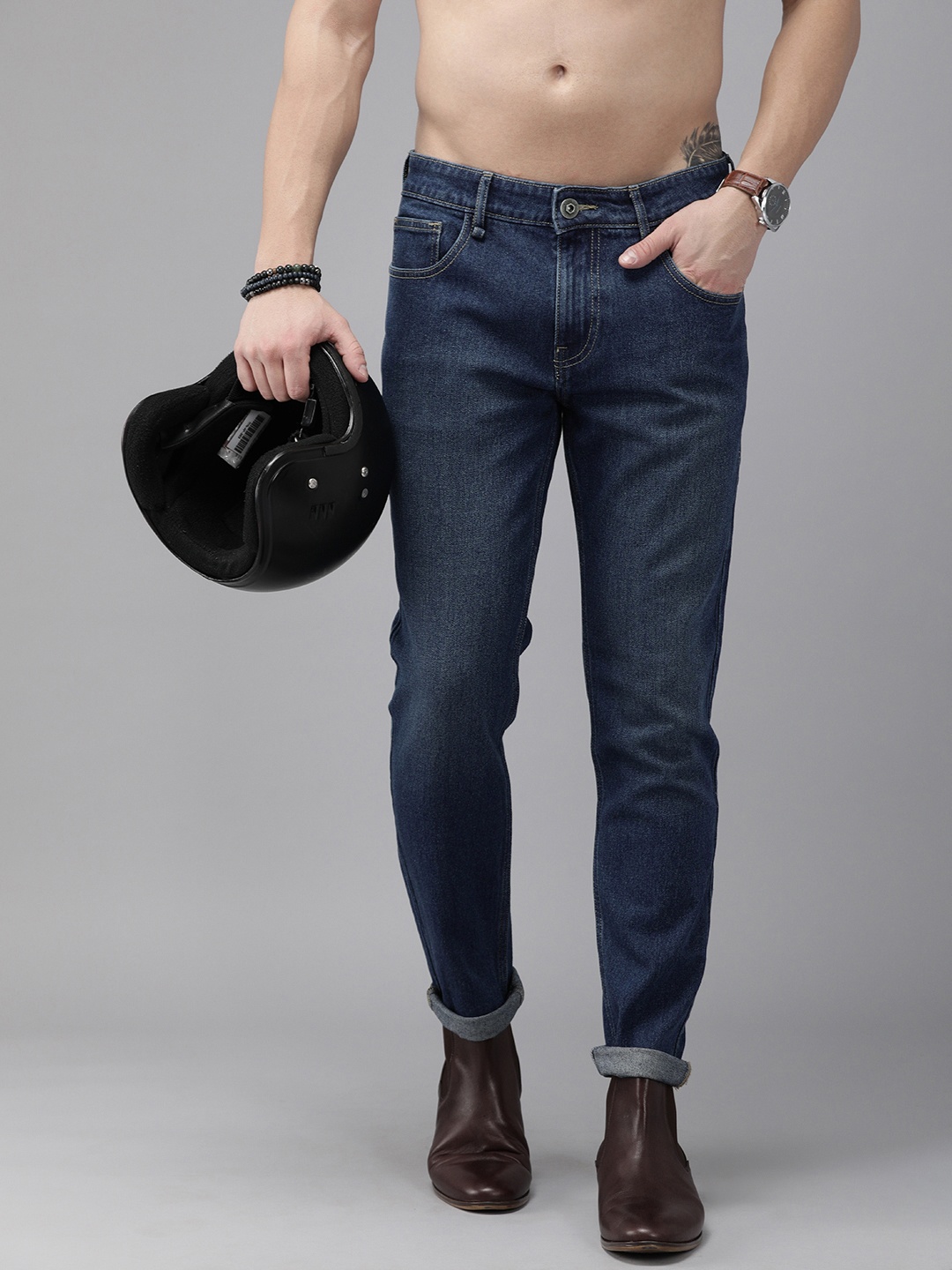 

Roadster Men Blue Slim Fit Jeans