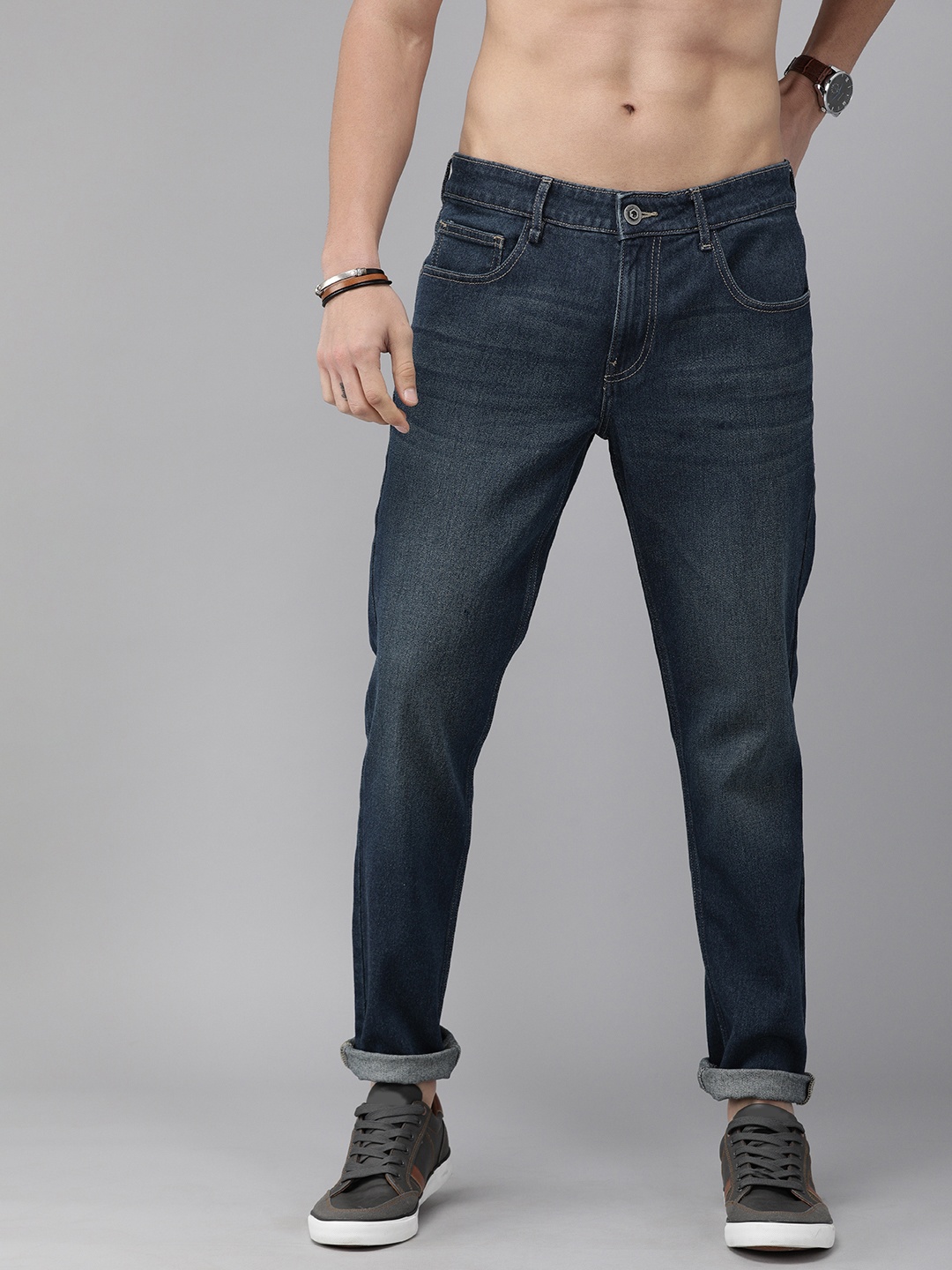 

Roadster Men Navy Blue Jean Slim Fit Jeans