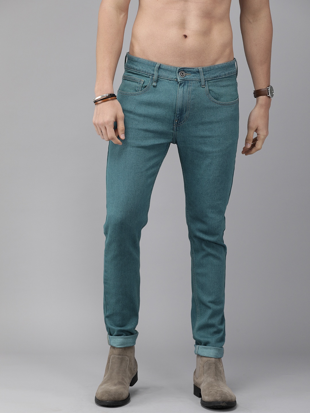 

Roadster Men Blue Skinny Fit Jeans
