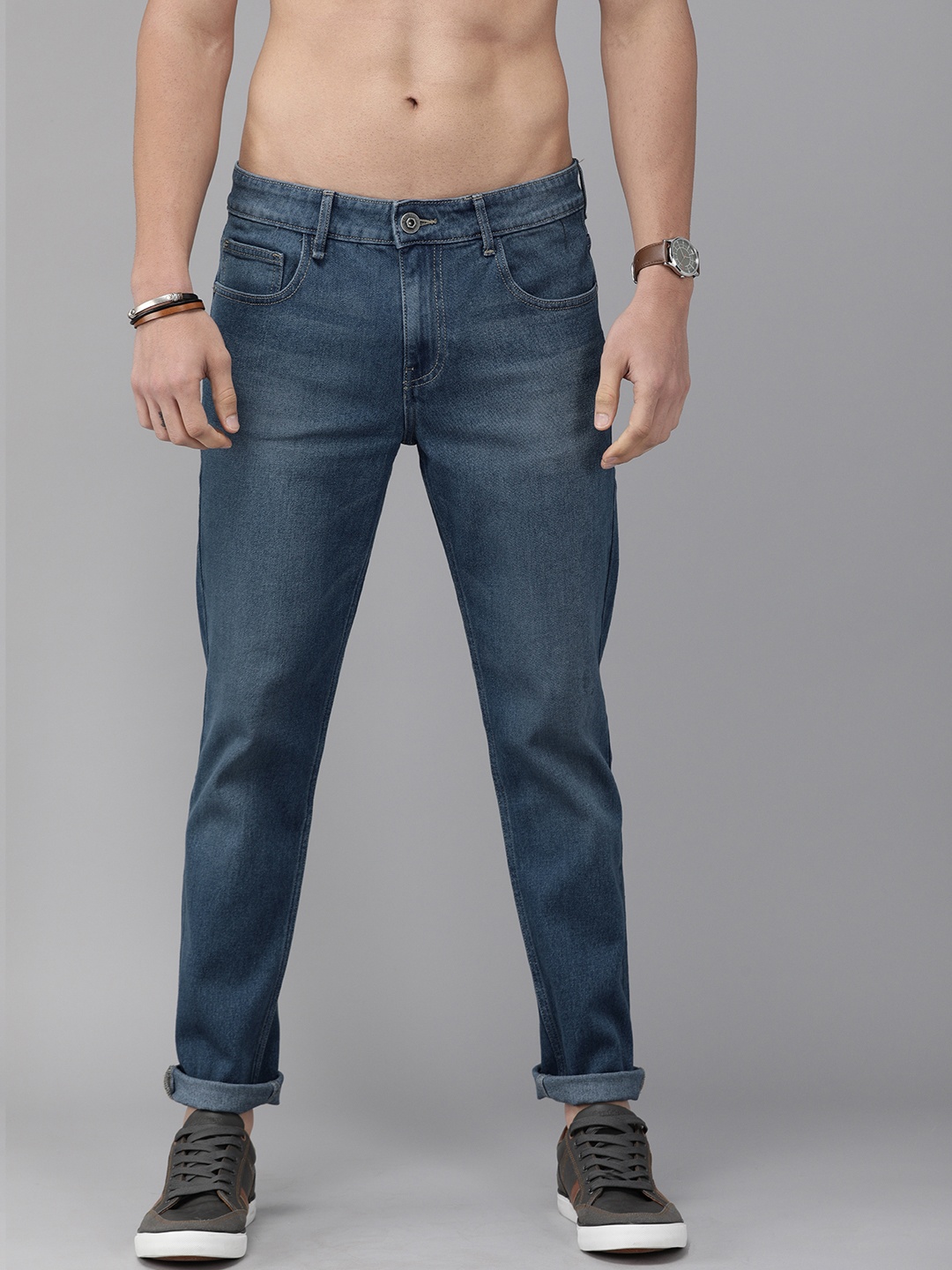 

Roadster Men Blue Slim Fit Light Fade Jeans