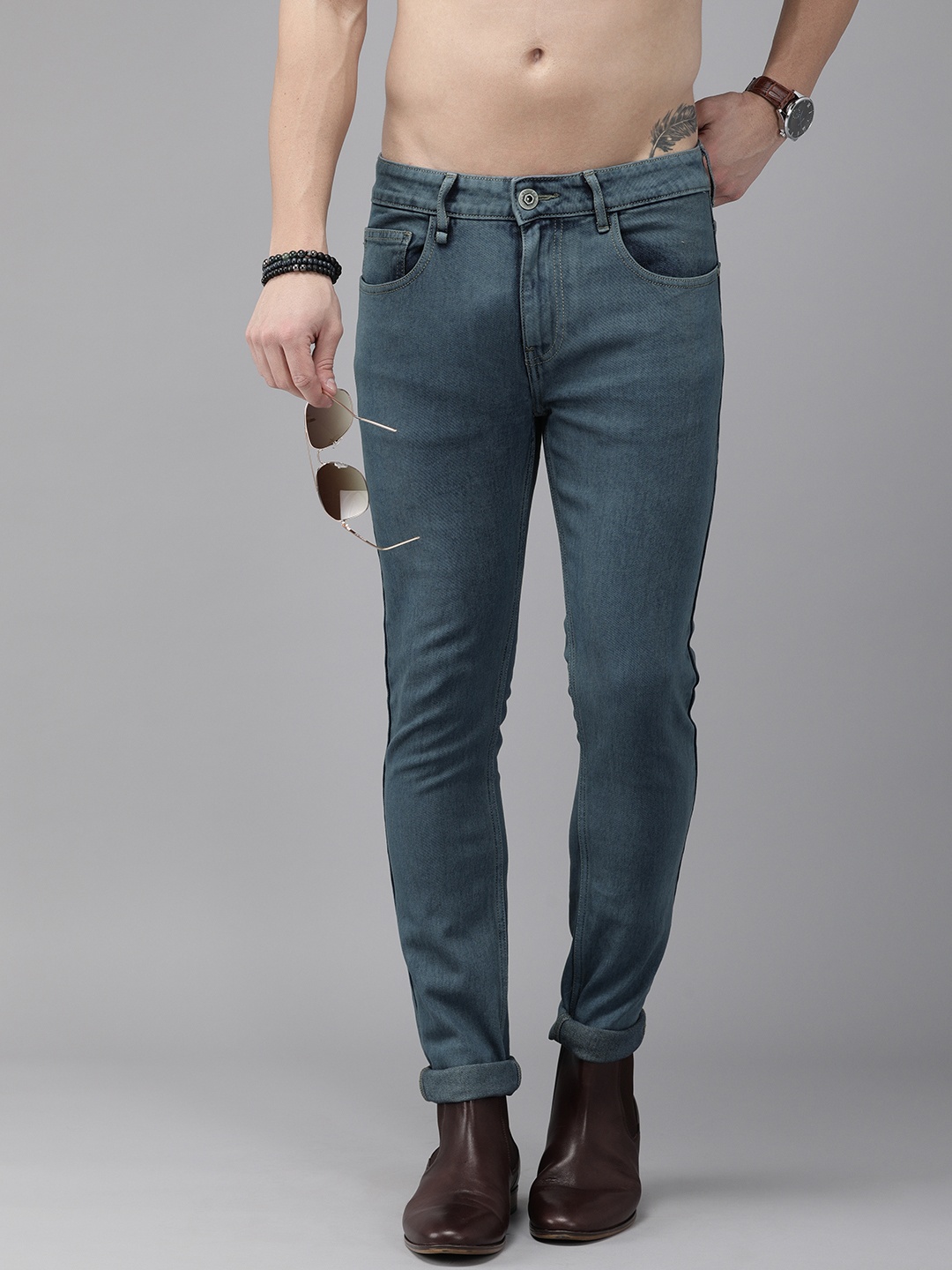 

Roadster Men Blue Skinny Fit Jeans