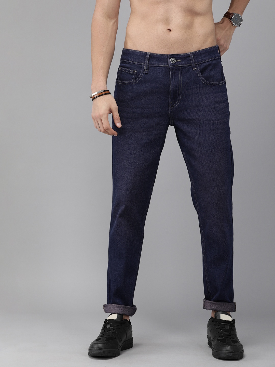 

Roadster Men Navy Blue Jean Slim Fit Jeans