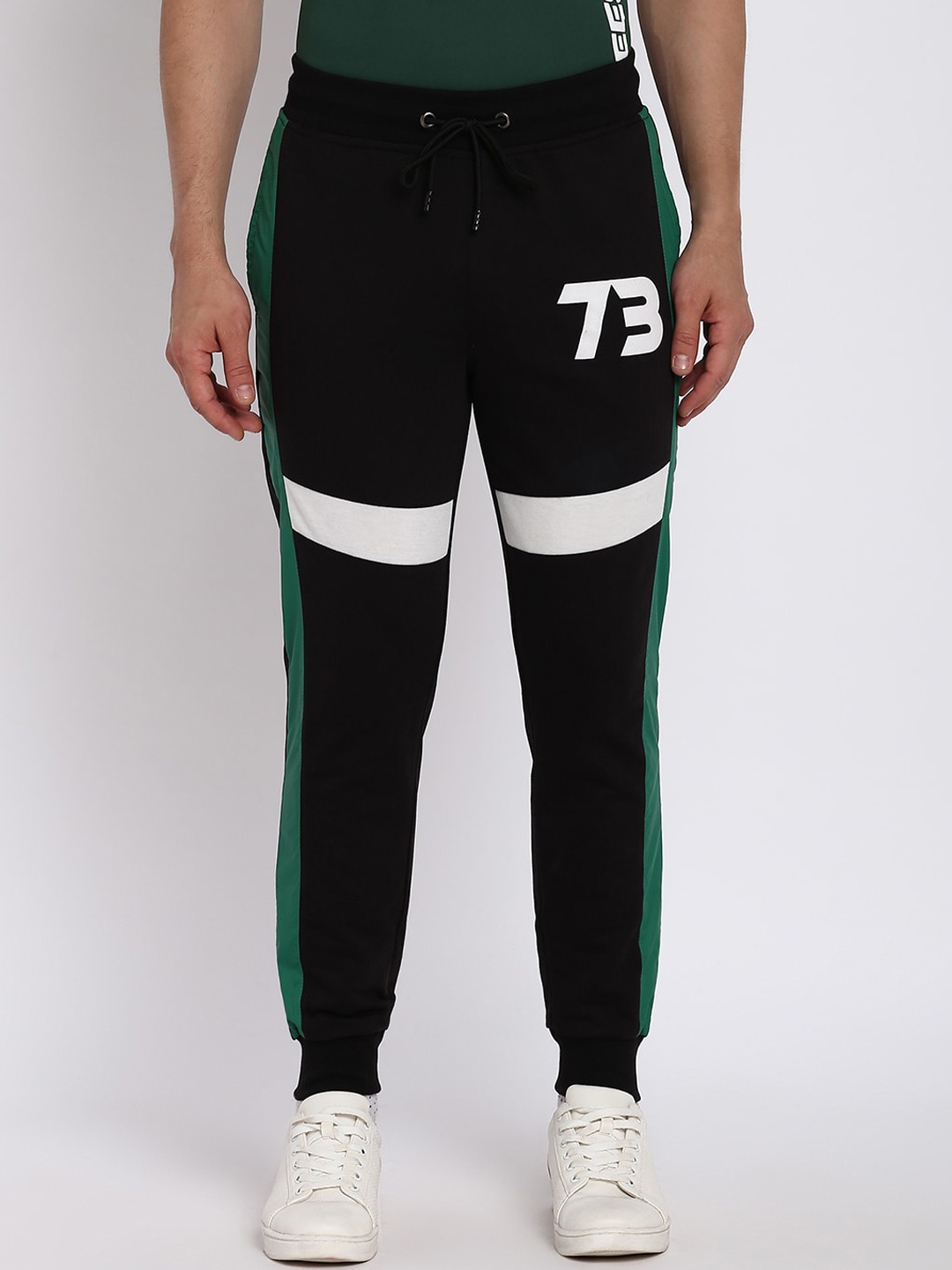 

abof Men Black Joggers Trousers