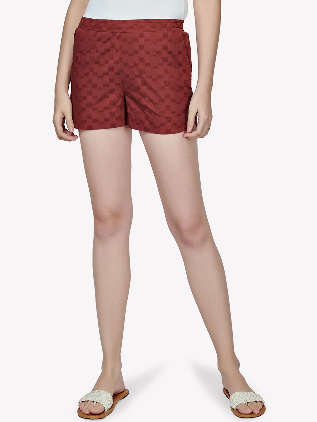 

VASTRADO Women Red Printed Shorts