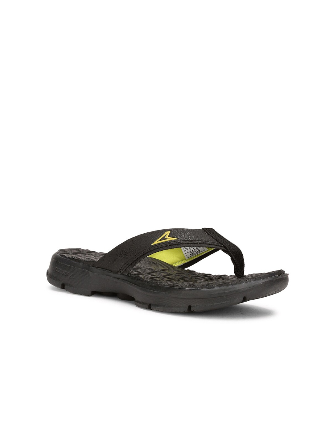 

Bata Boys Black & Green Textured Room Slippers
