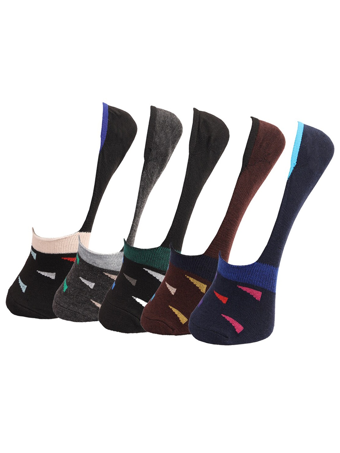 

Dollar pack of 5 cotton Assorted Socks