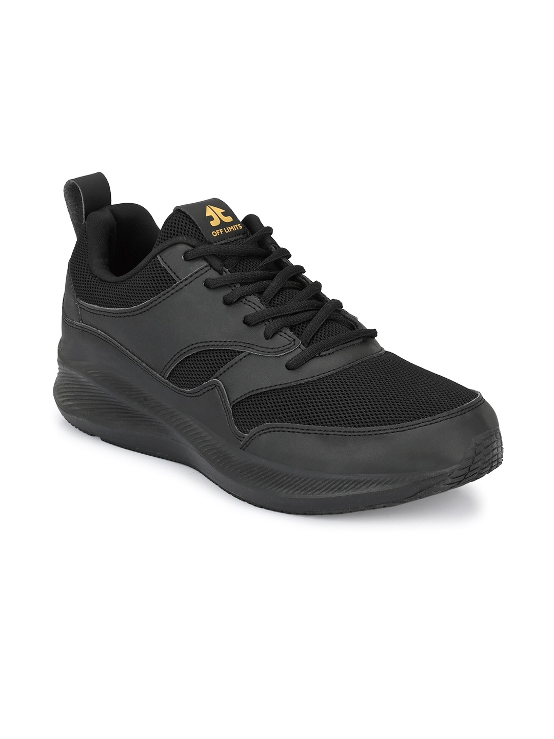 

OFF LIMITS Men Black Mesh Memory Foam Running Shoes