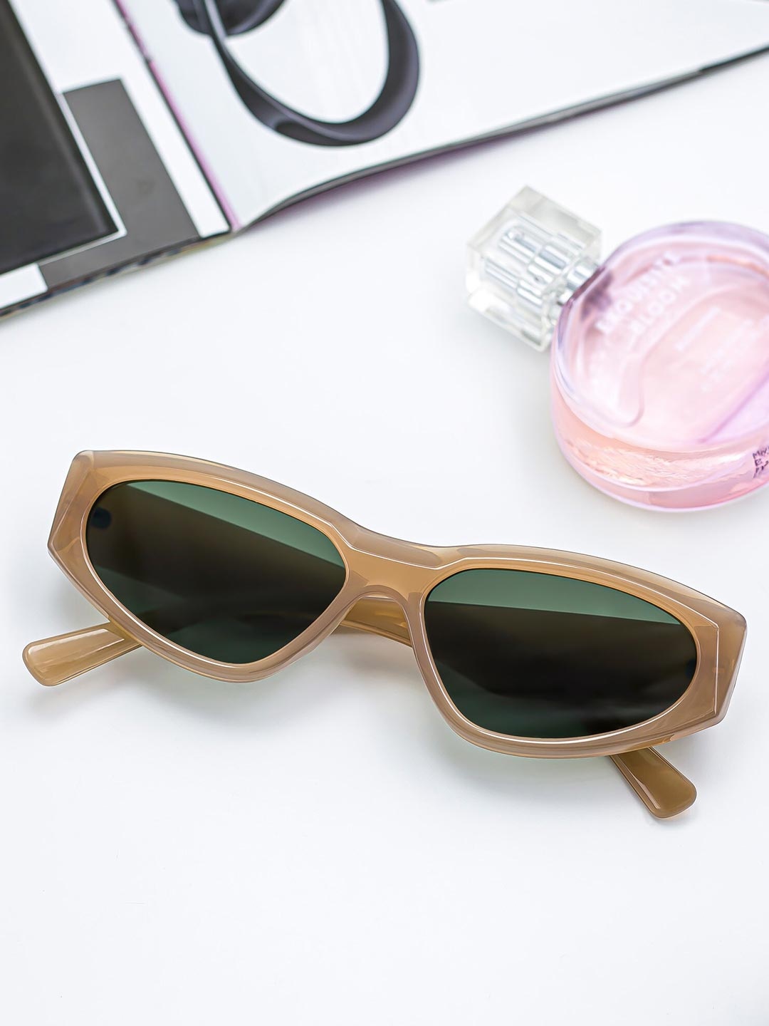 

Bellofox Women Green Lens & Brown Other Sunglasses