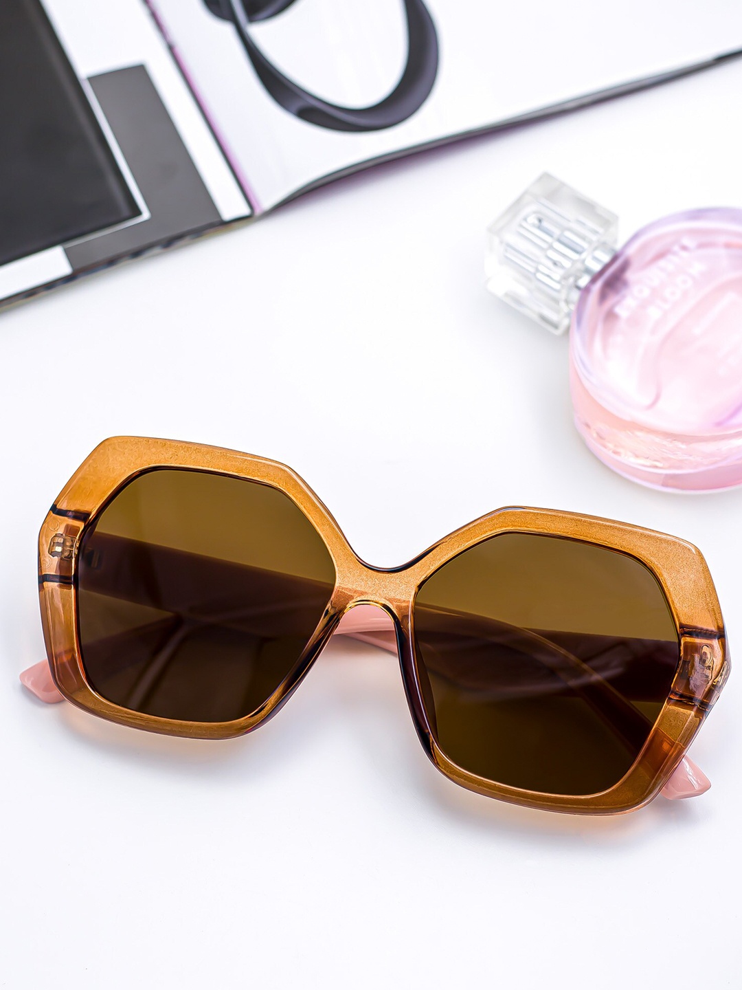 

Bellofox Women Brown Lens & Pink Other Sunglasses