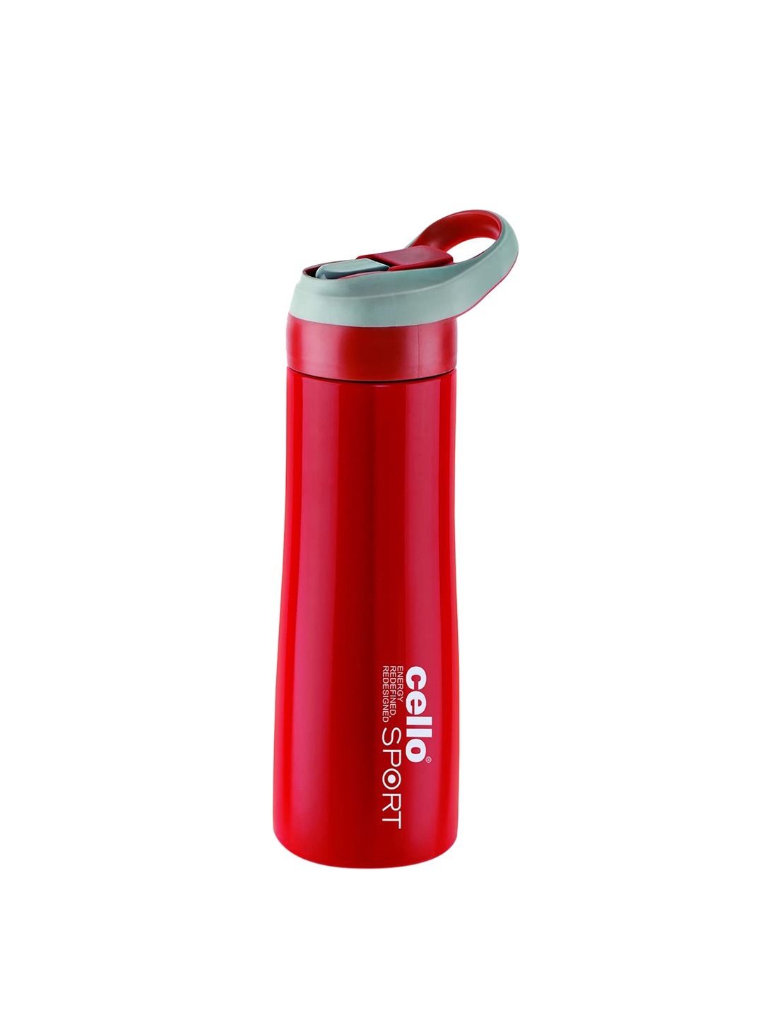 

Cello Red Printed Stainless Steel Pro SS Vacuum Insulated Water Bottle 500 ml