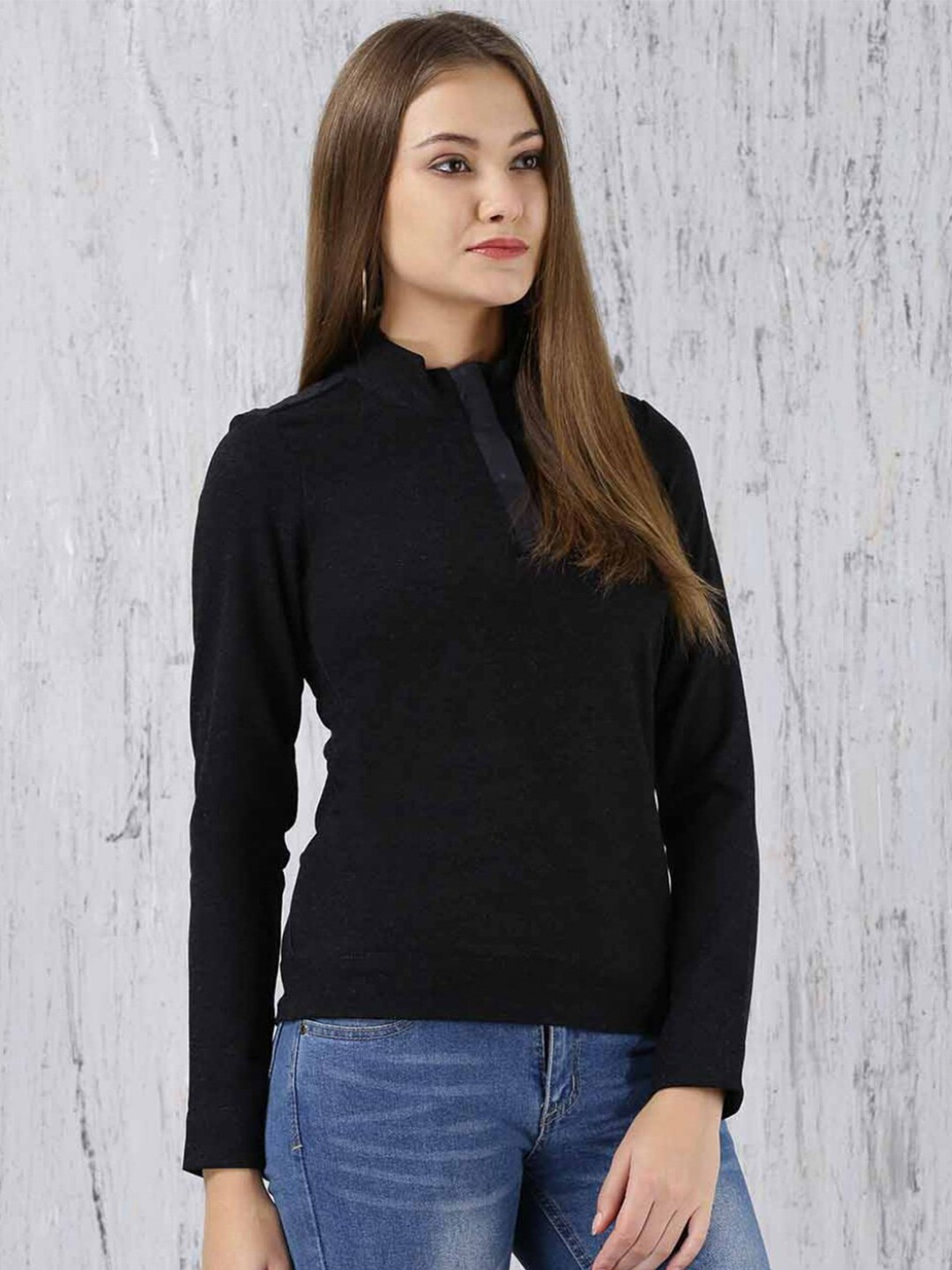 

Lakshita Women Black Comfort Casual Shirt