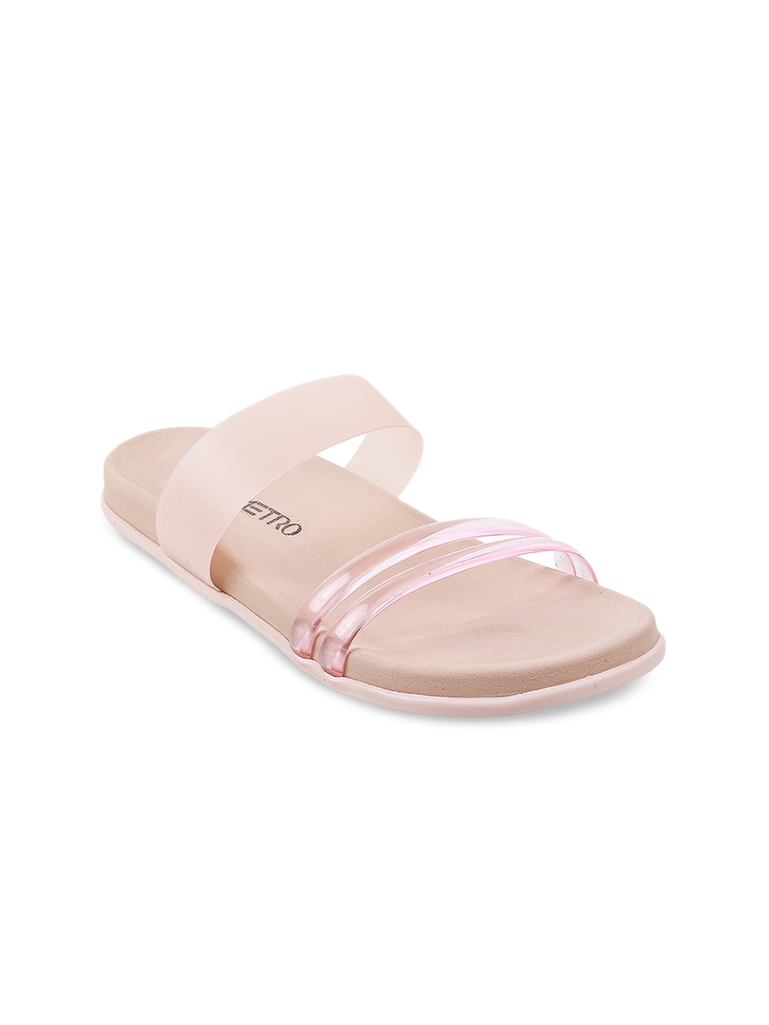 

Metro Women Pink Open Toe Flats