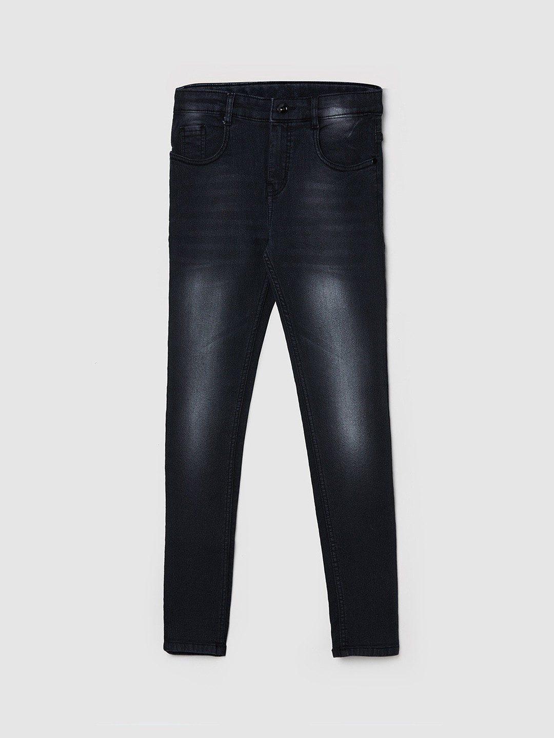 

max Boys Grey Heavy Fade Jeans