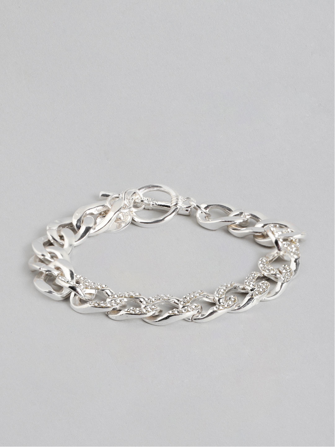 

Forever New Women Silver-Plated Link Bracelet