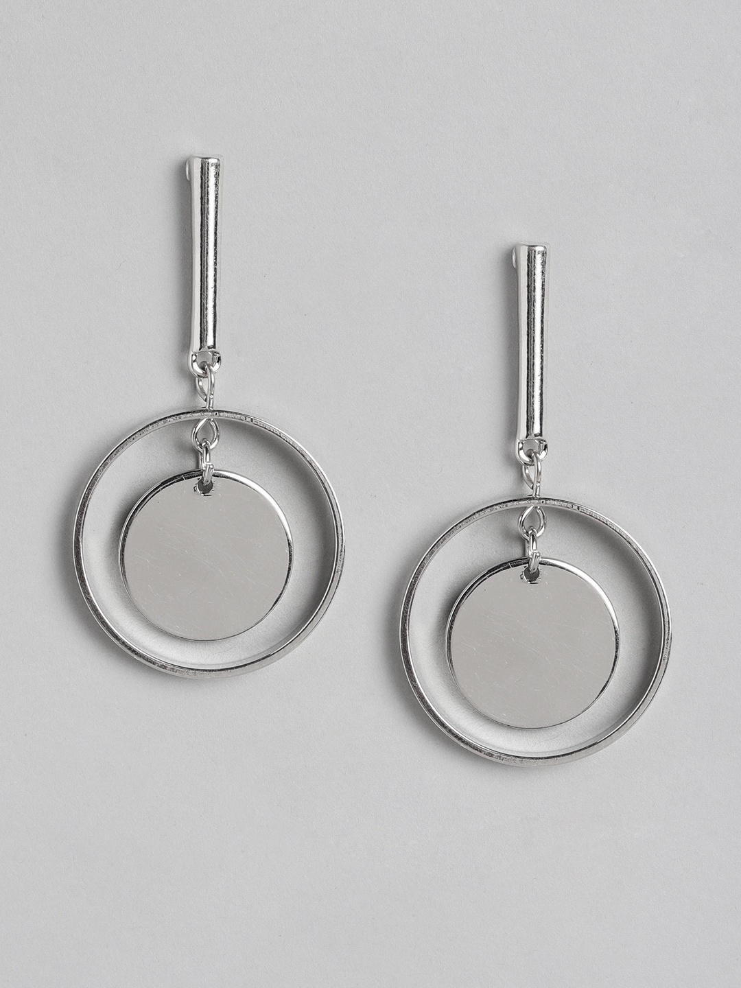 

Forever New Silver-Plated Marley Disc & Hoop Earring