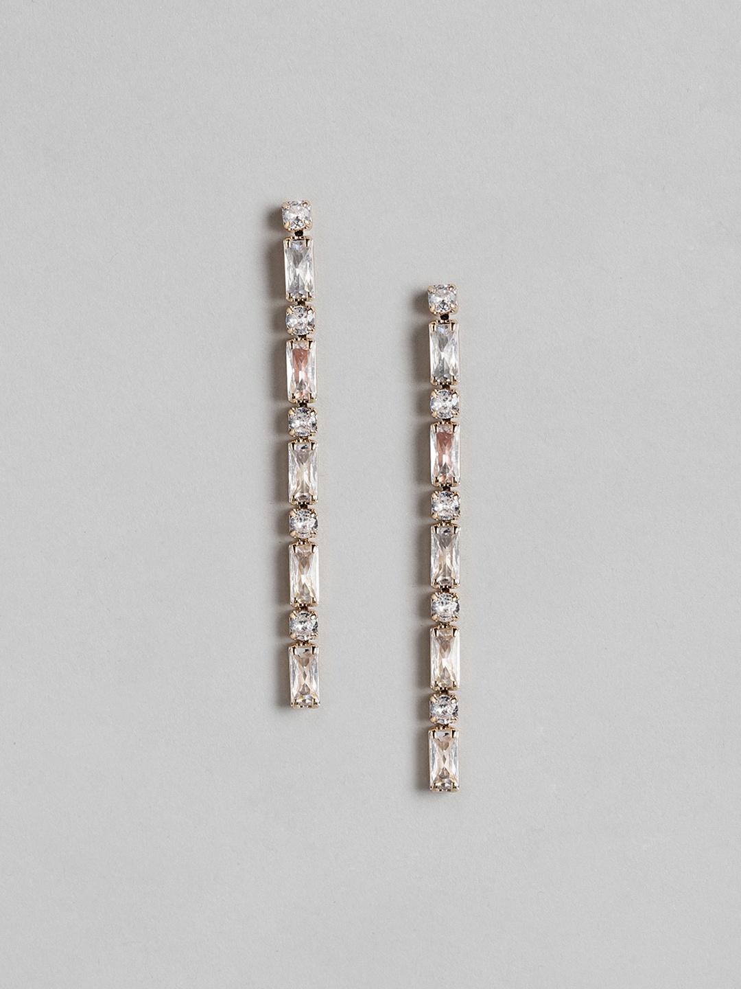 

Forever New Gold-Plated Michelle CZ Baguette Drop Earring