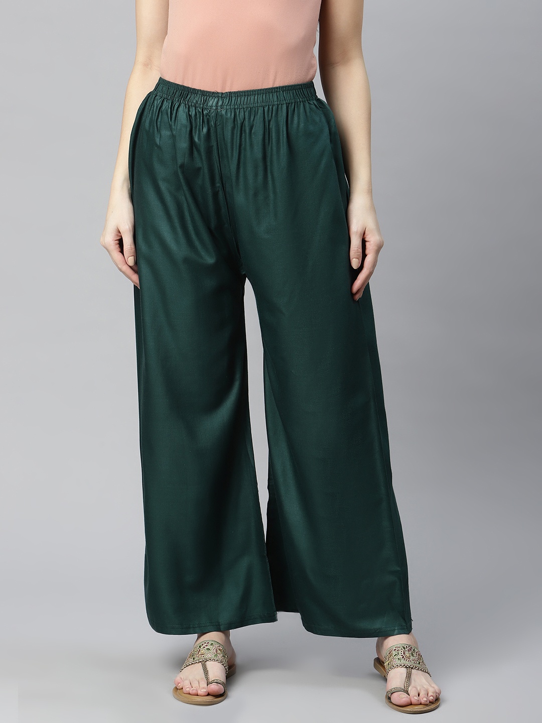 

Rang Gali Women Green Ethnic Palazzos