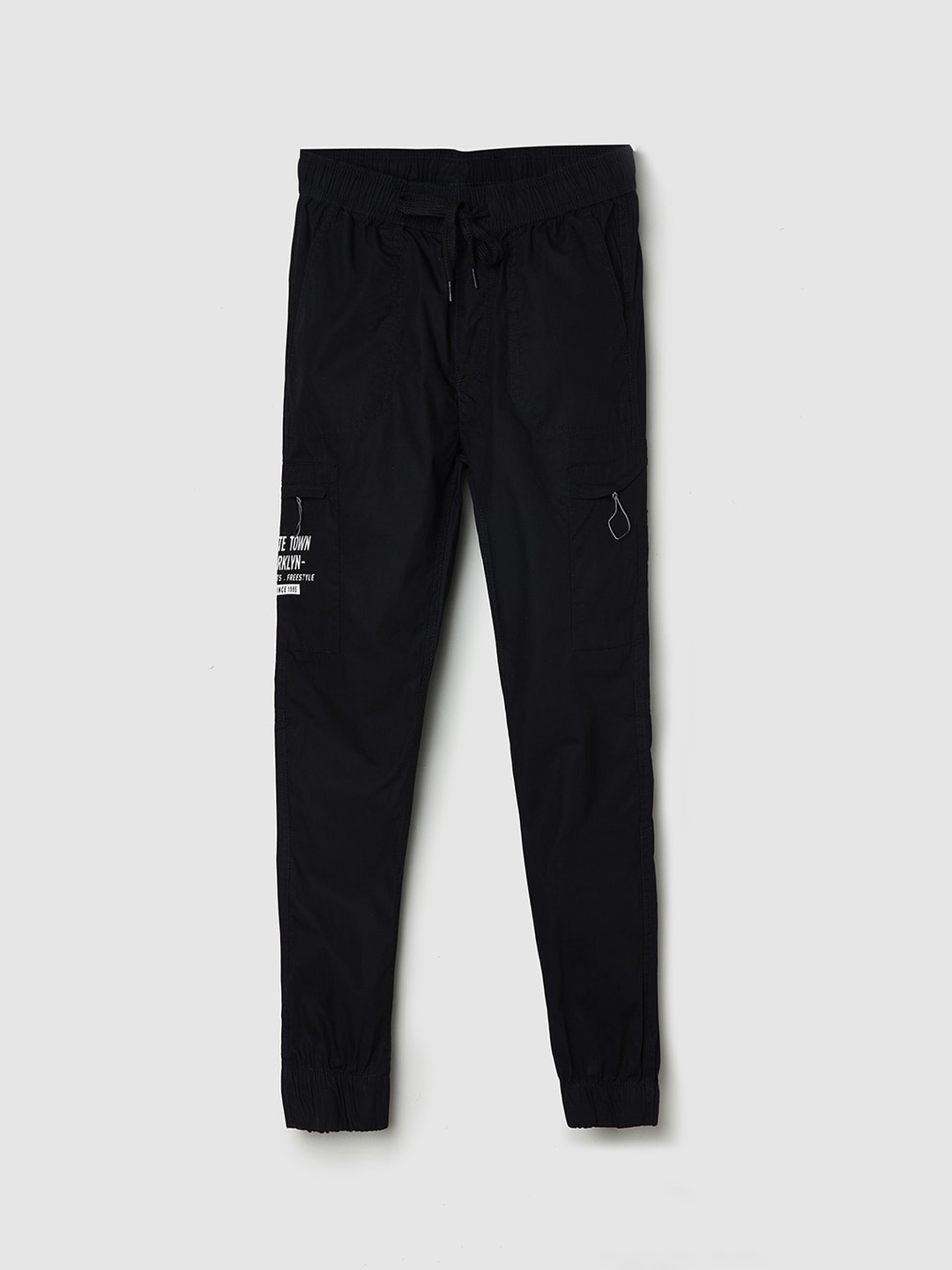 

max Boys Black Joggers Trousers