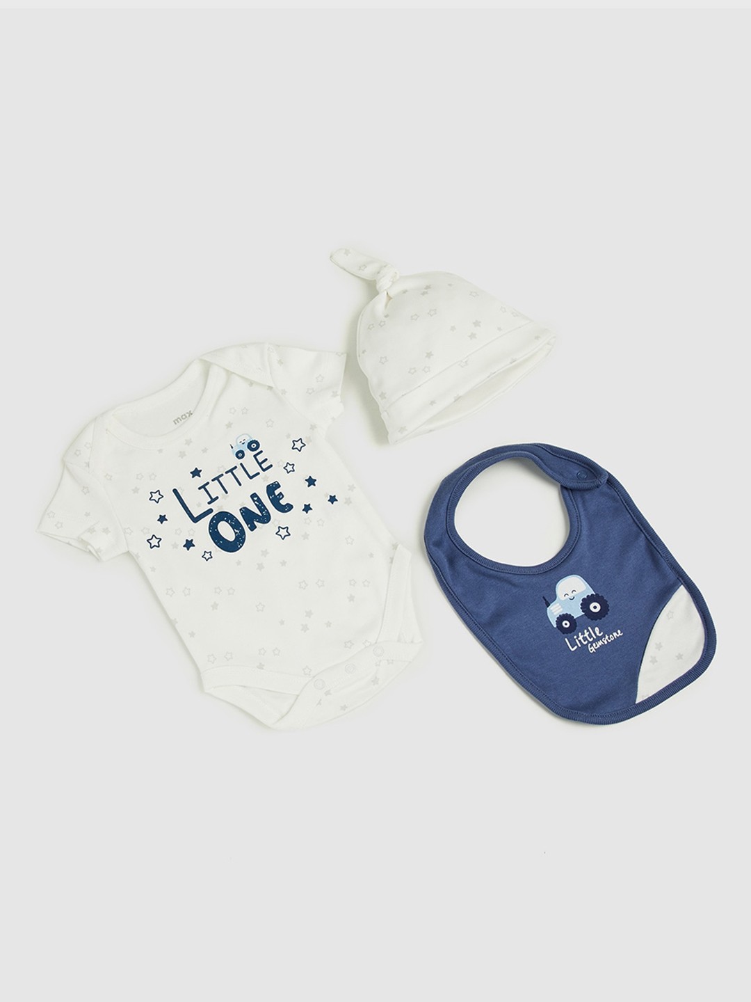 

max Boys Multi Colour Printed Pure Cotton Baby Apparel Gift Set