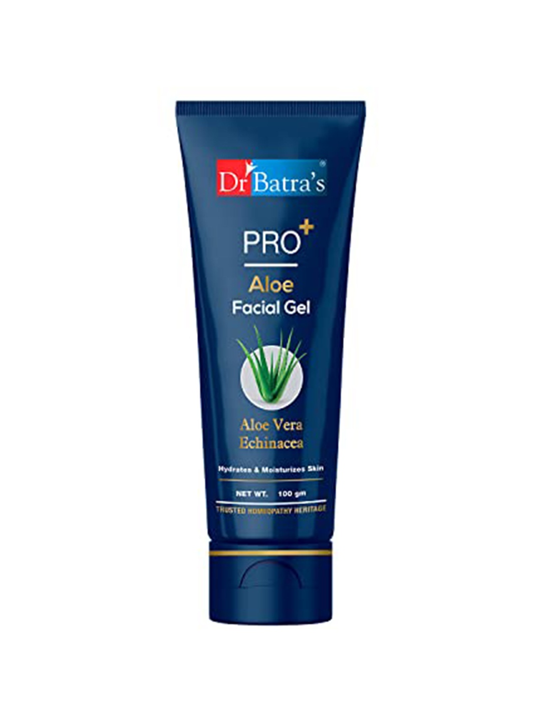 

Dr. Batras PRO+ Aloe Facial Gel Enriched With Aloe Vera & Echinacea To Reduce Acne - 100g, Navy blue