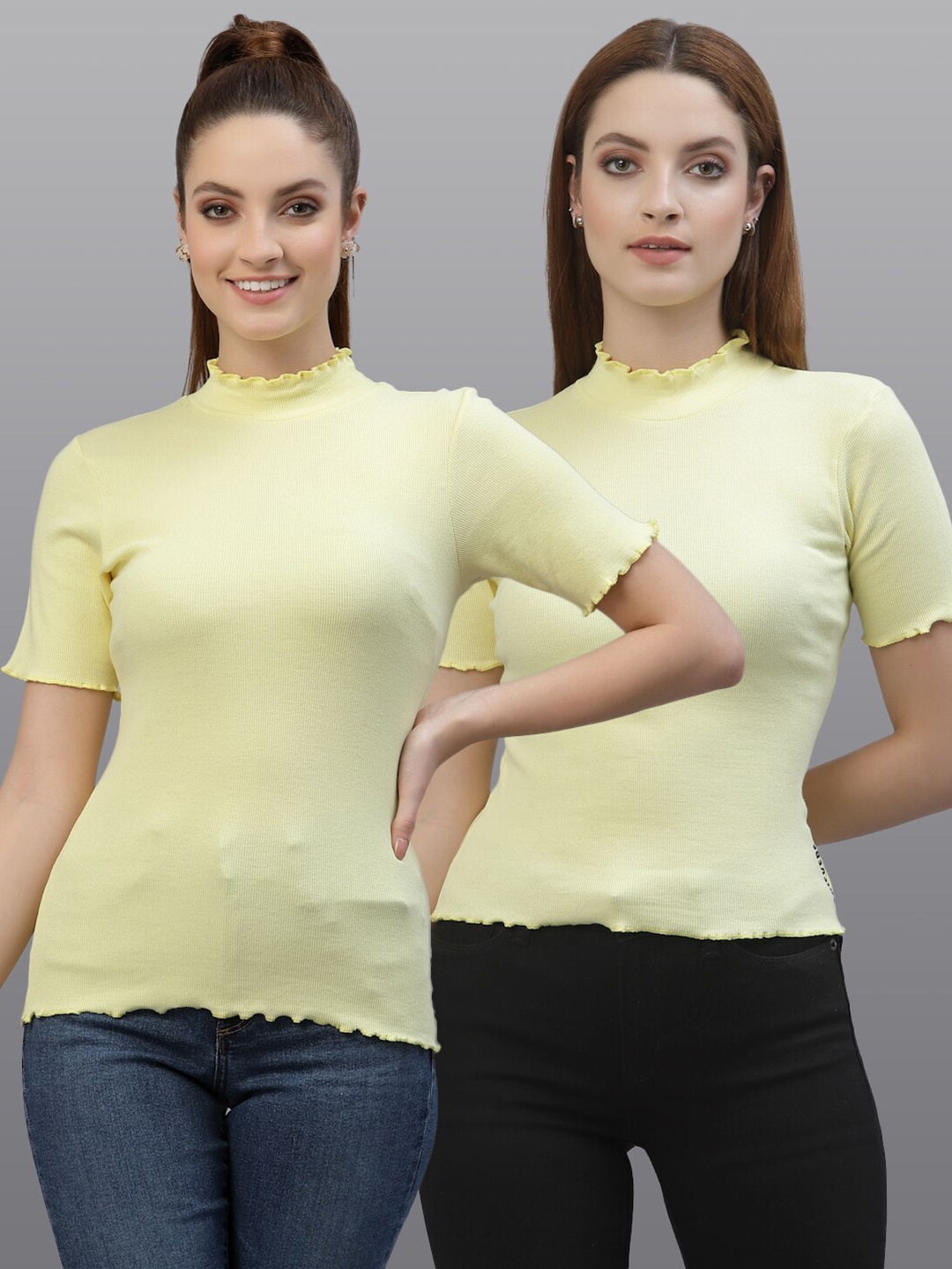 

Friskers Pack Of 2 Yellow Top