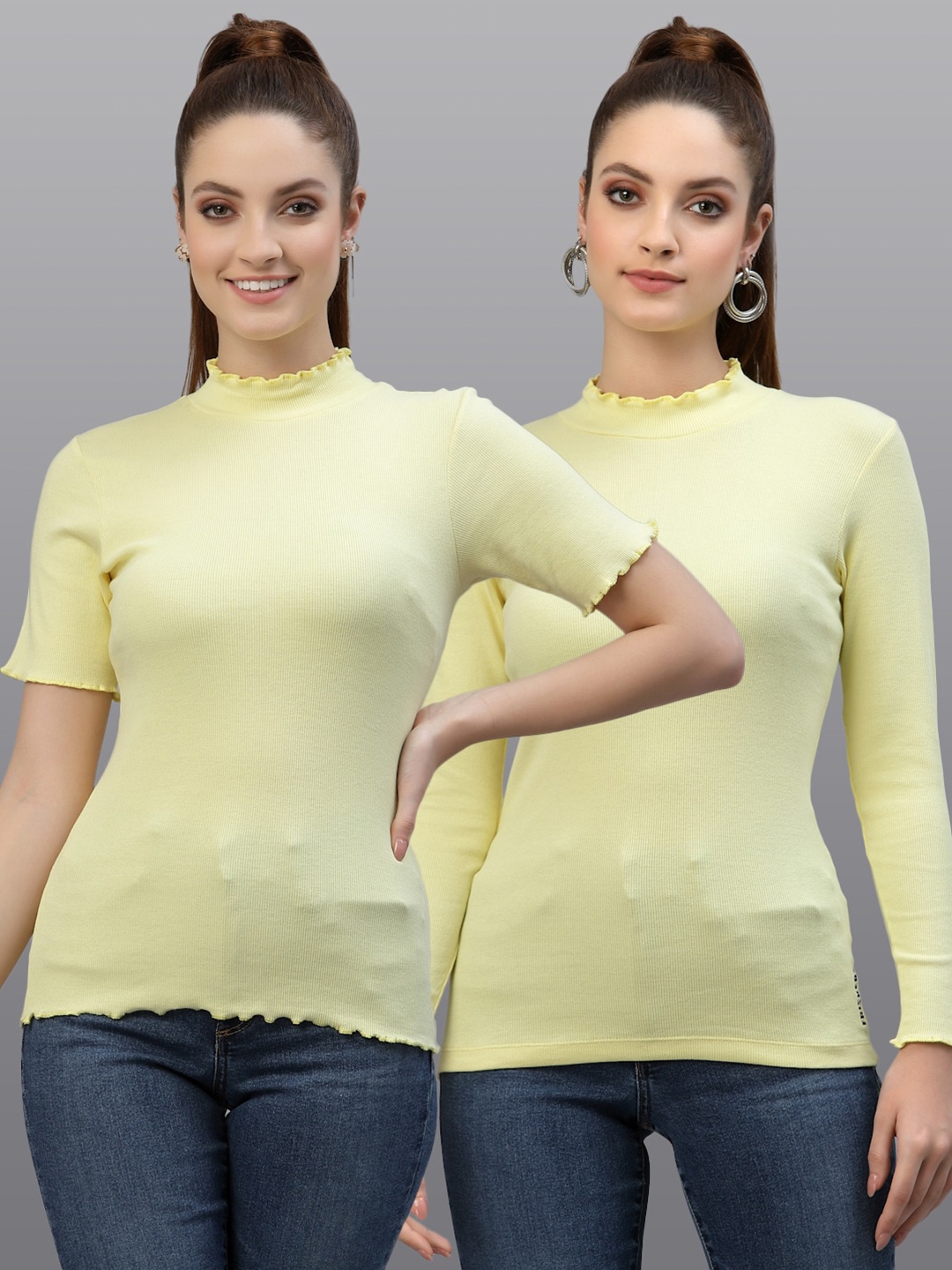 

Friskers Pack Of 2 Yellow Top