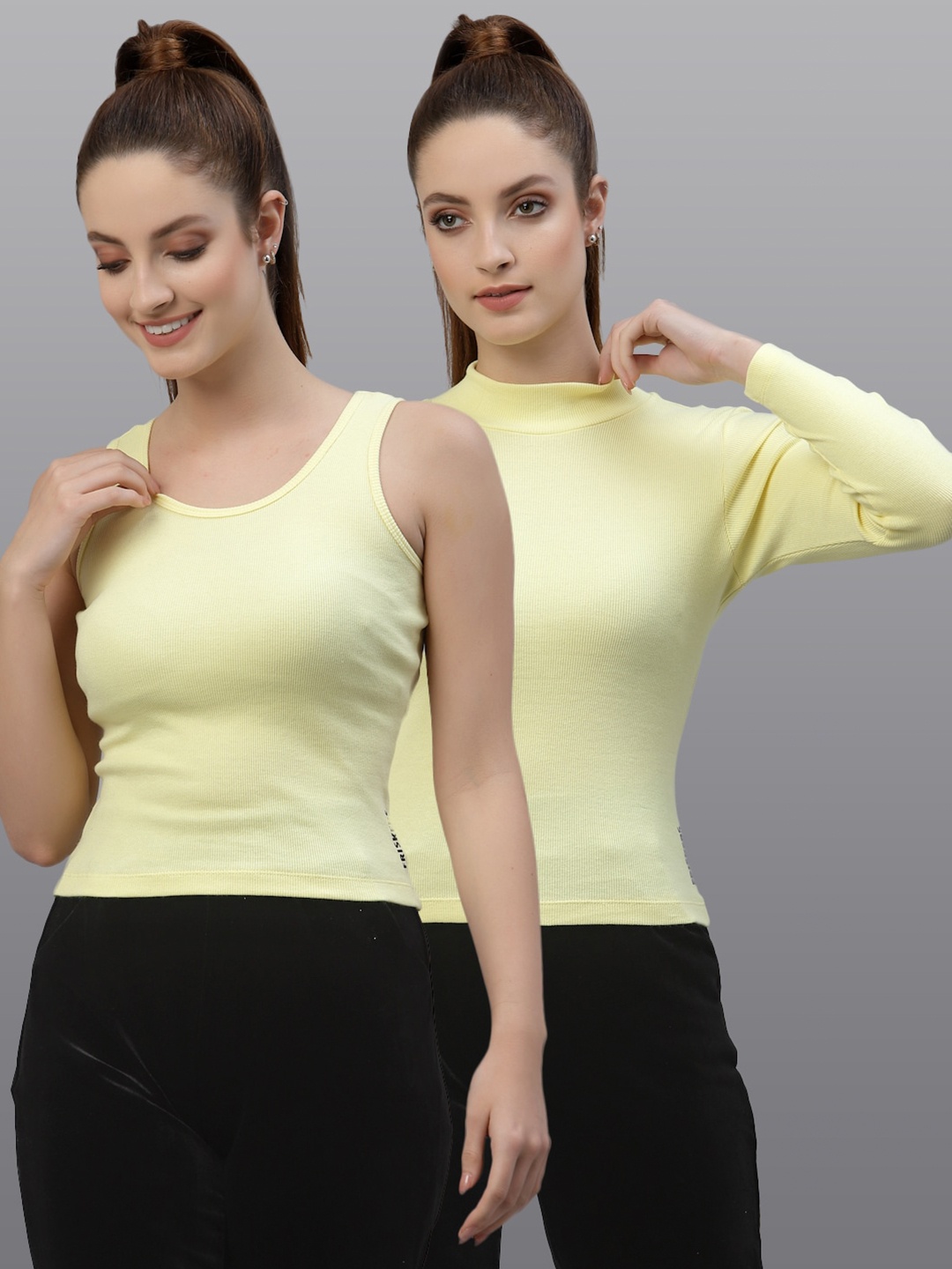 

Friskers Yellow Tank Top