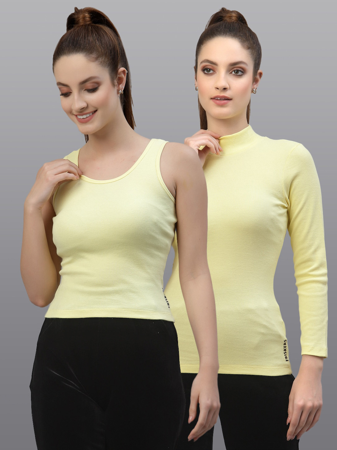

Friskers Yellow Tank Top