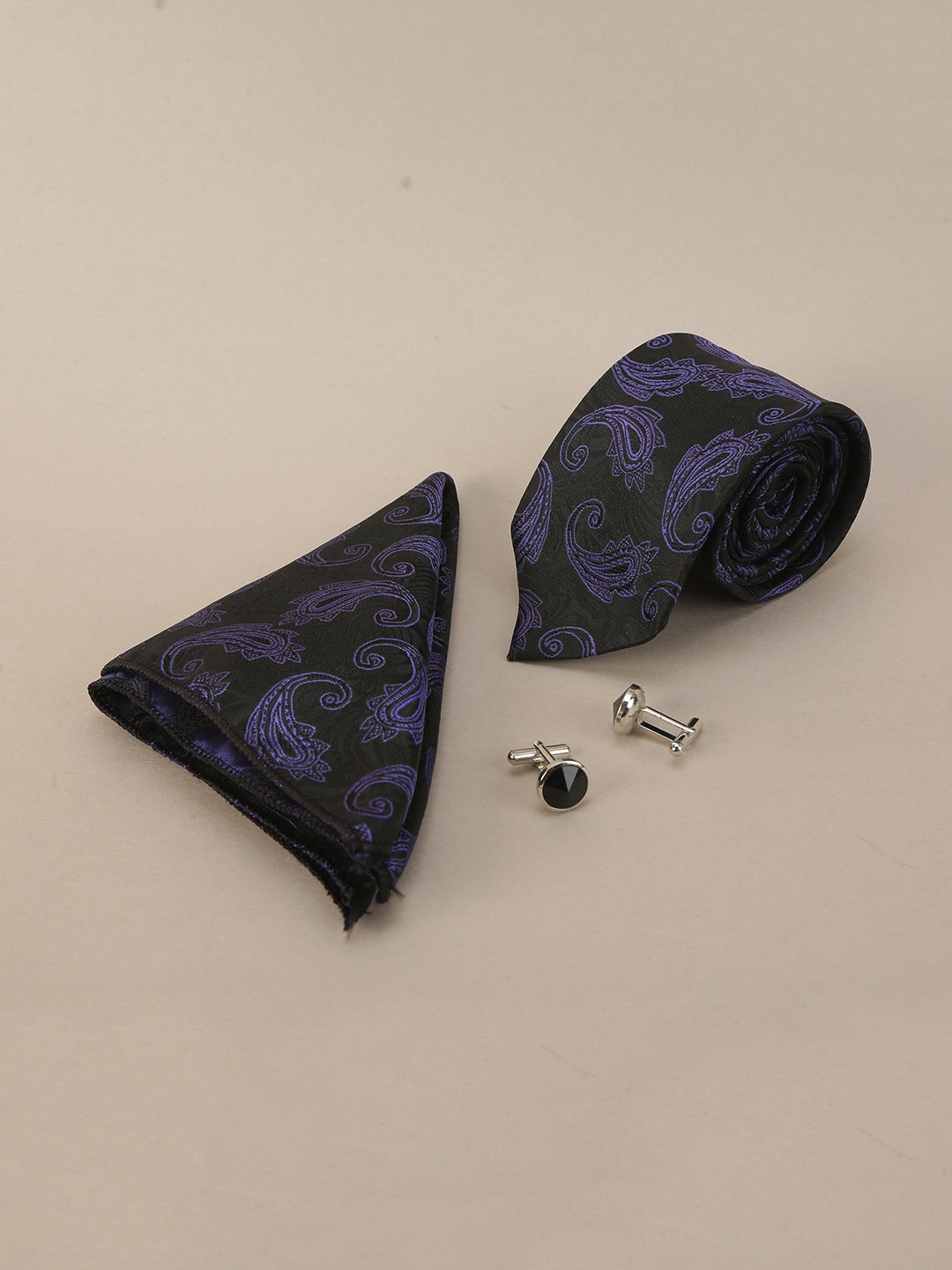 

ELLIS Men Blue & Black Printed Accessory Gift Set