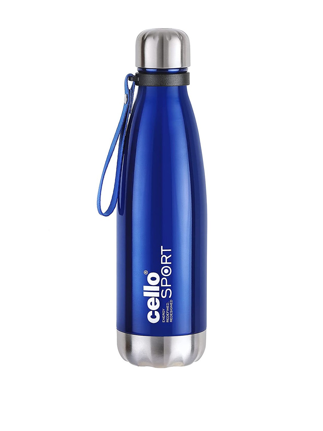 

Cello Blue Printed Scout Vacuum Insulated Stainless Steel Water Bottle 500 ml