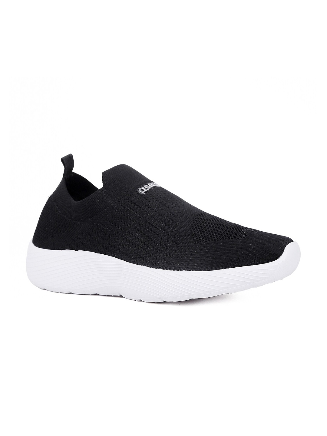 

ASIAN Men Black Mesh Walking Non-Marking Shoes