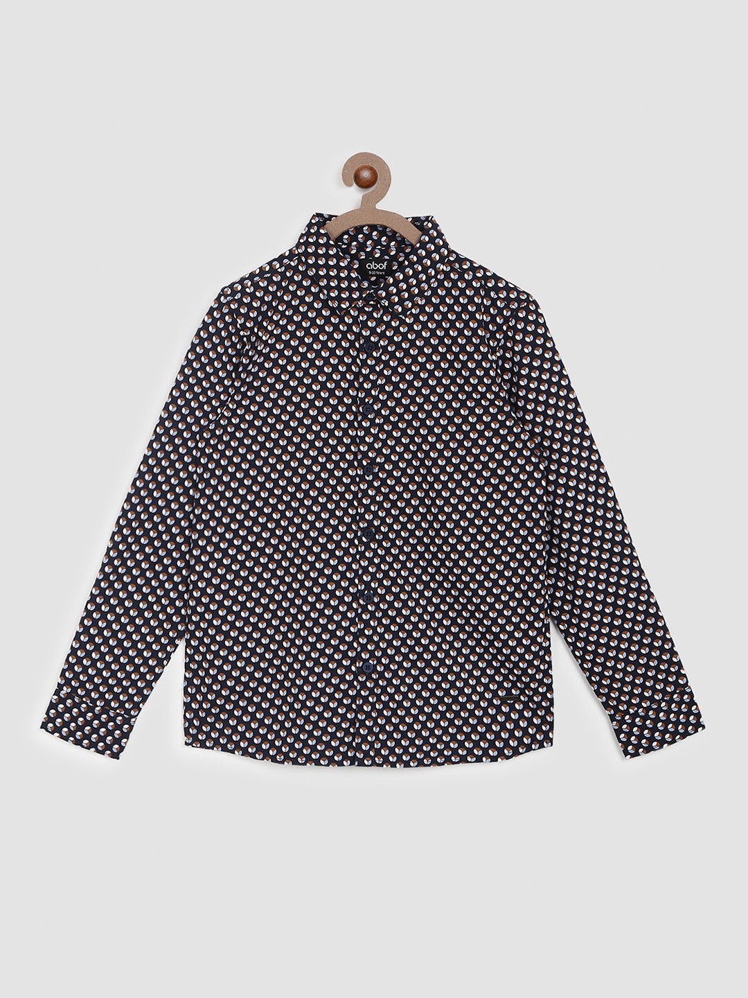 

abof Boys Black Printed Casual Shirt