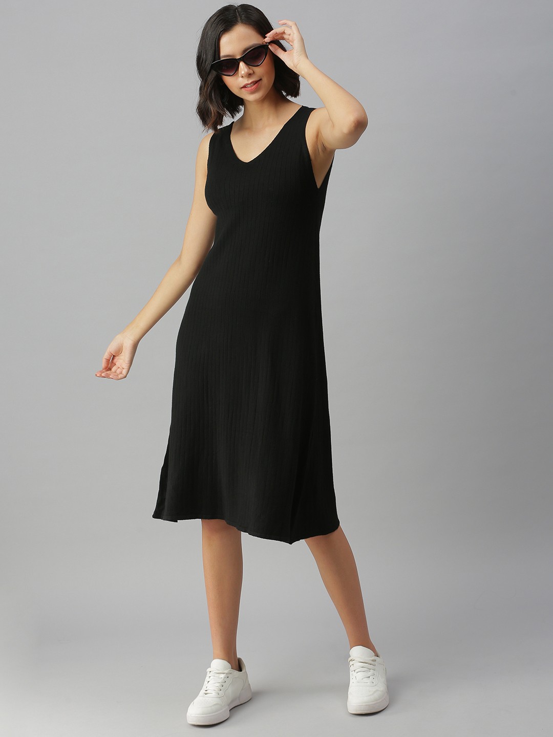

SHOWOFF Black A-Line Dress