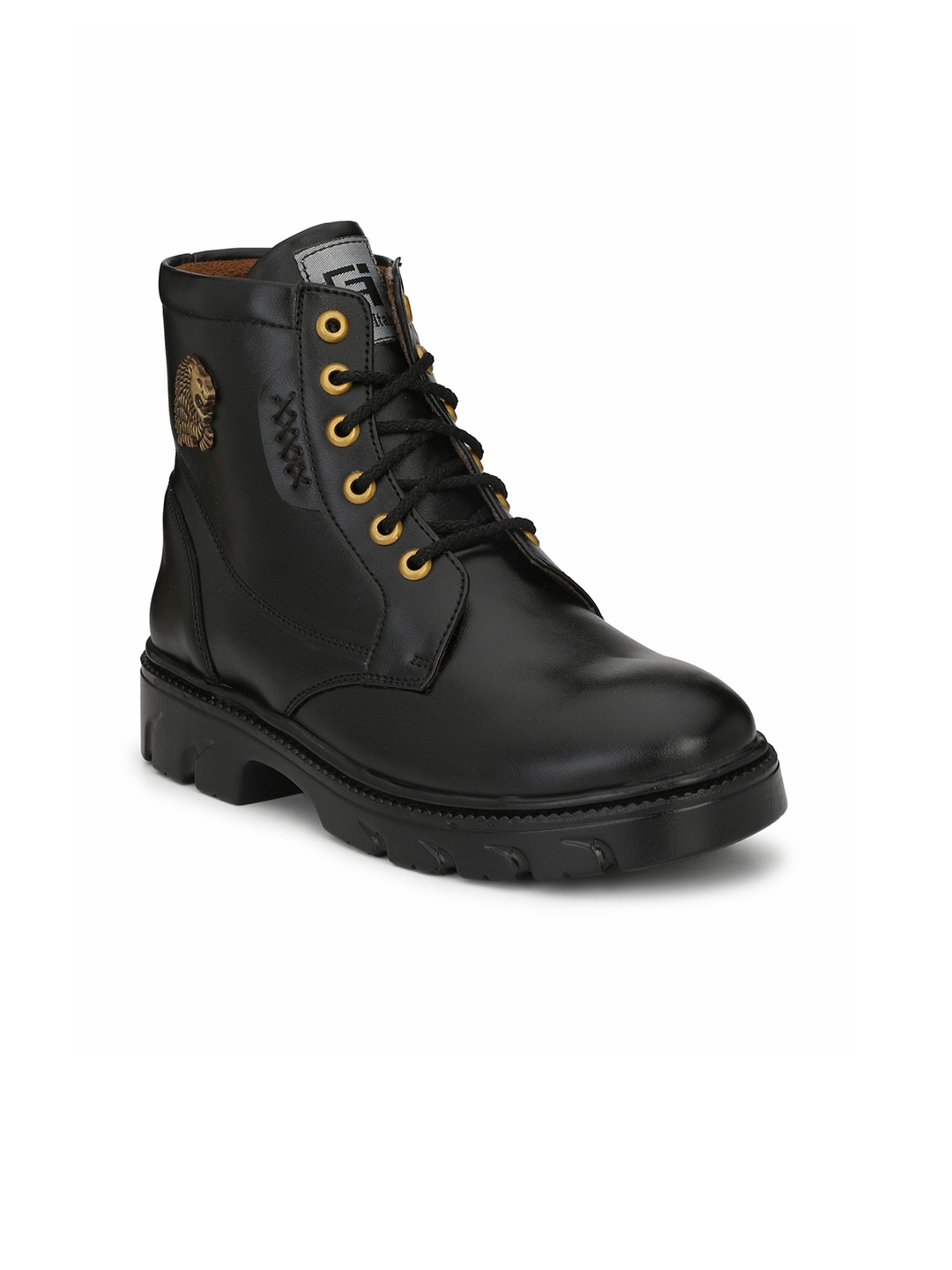 

Eego Italy Men Black Solid Boots