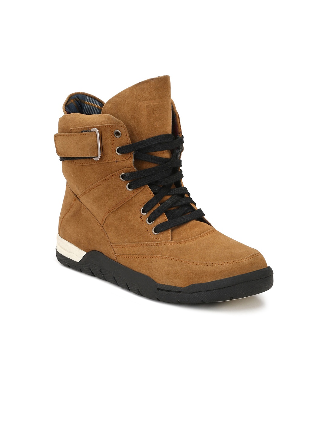 

Eego Italy Camel Brown High Top Sneakers