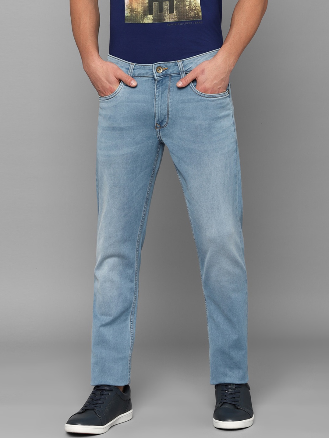 

Louis Philippe Jeans Men Blue Slim Fit Light Fade Jeans