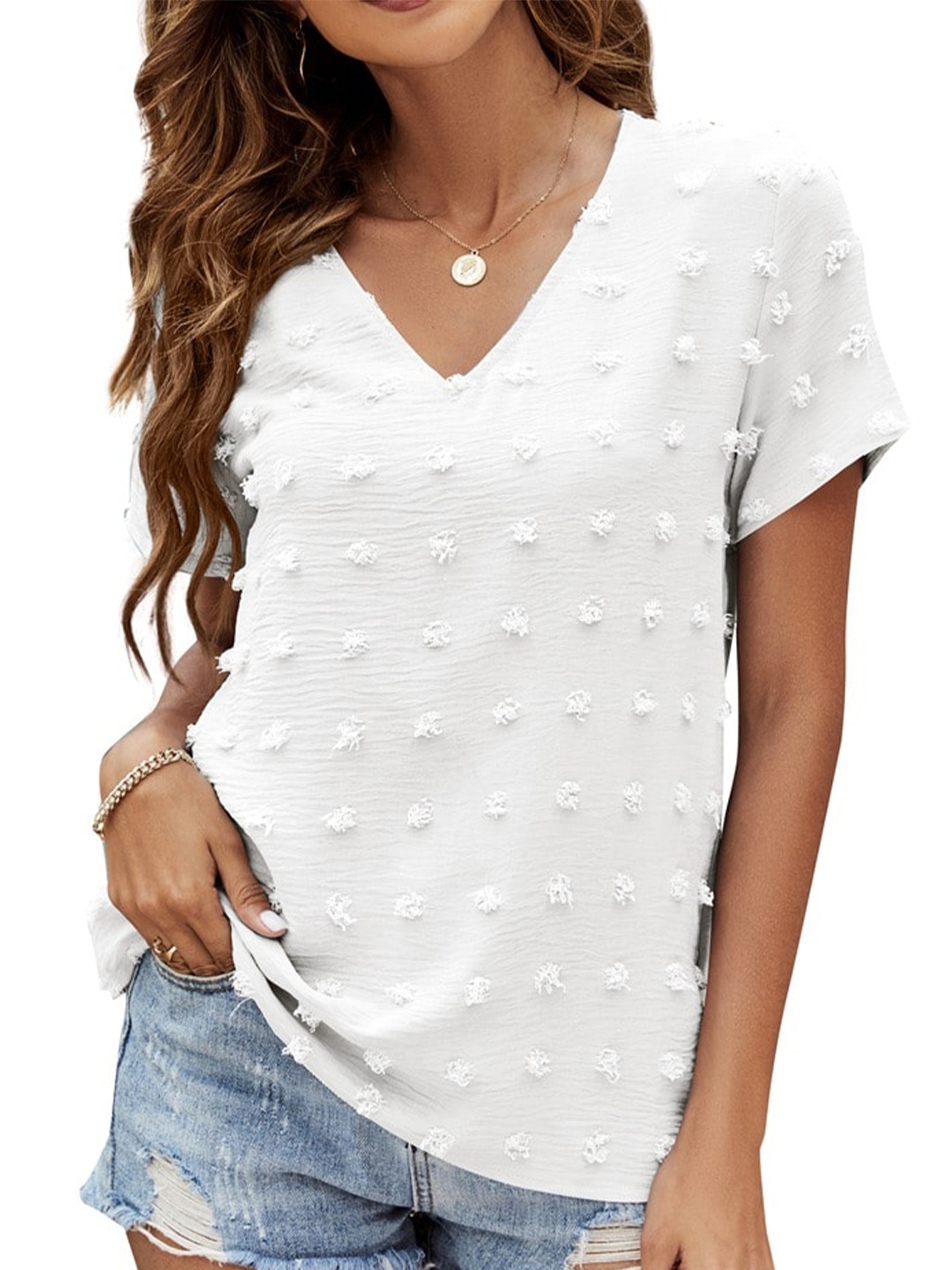 

StyleCast White Print Top