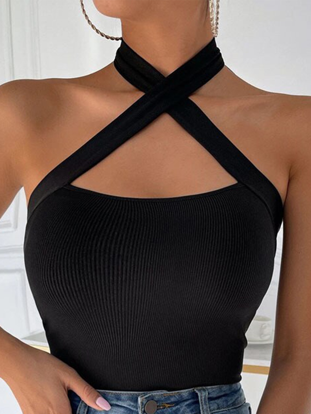 

BoStreet Black Tank Top