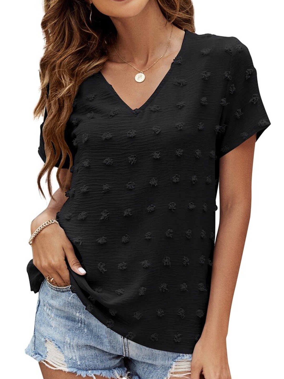 

StyleCast Black Monochrome Top