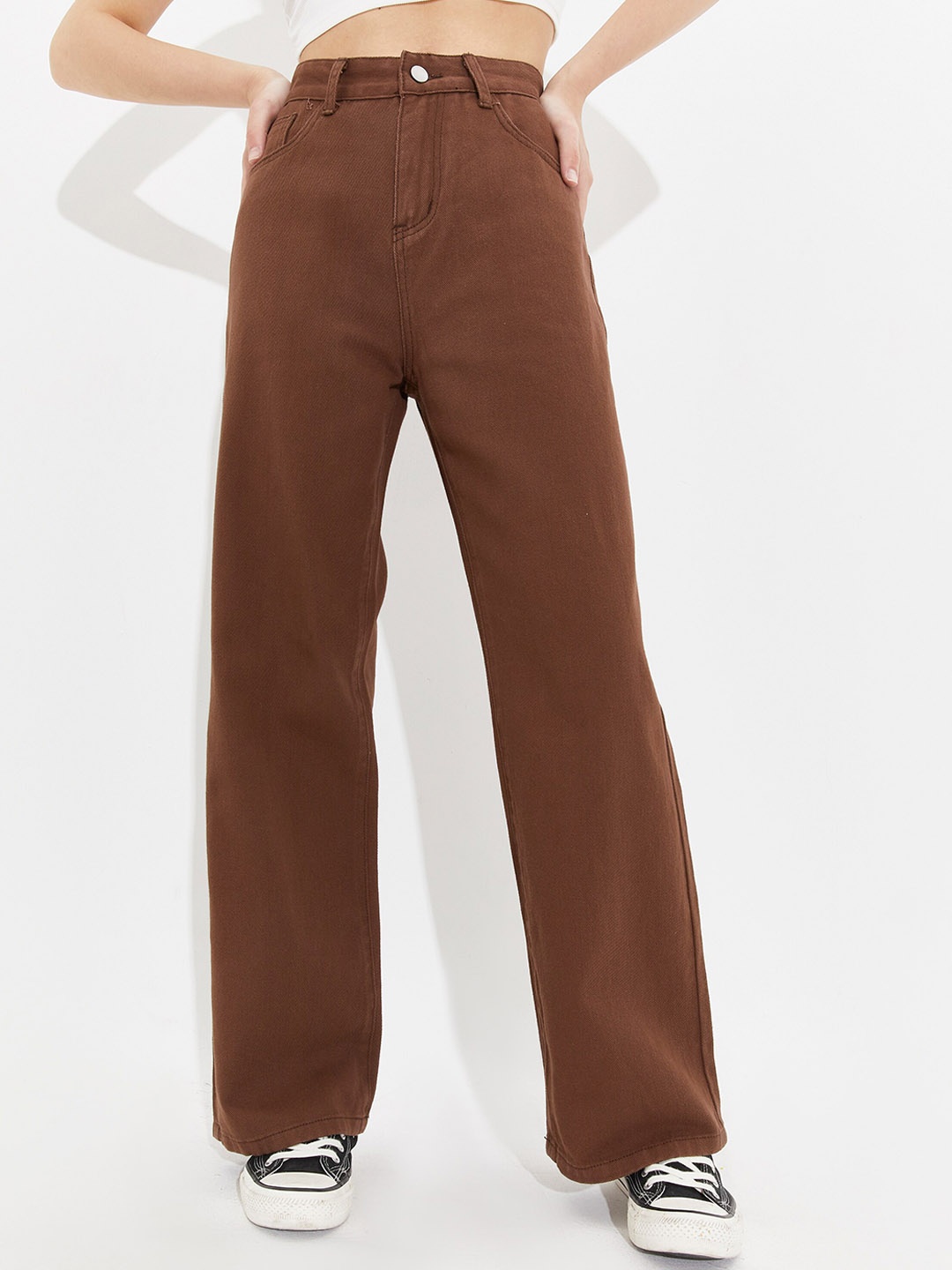 

URBANIC Women Brown Jeans