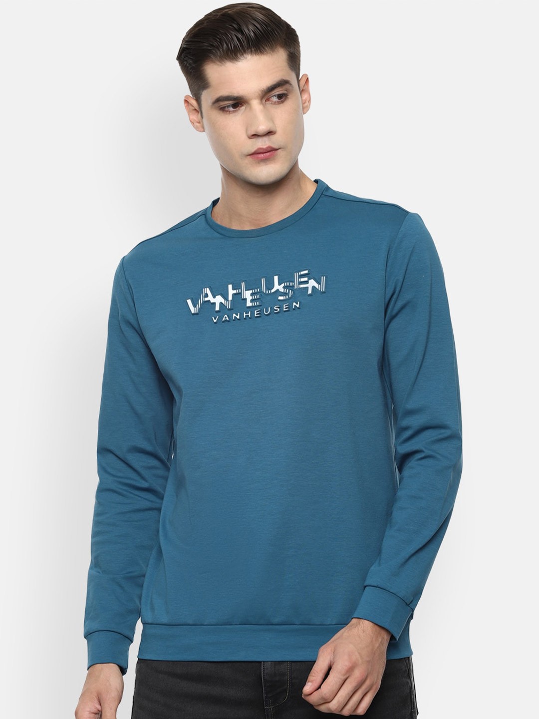 

Van Heusen Flex Antimicrobial Running Sweatshirt, Blue