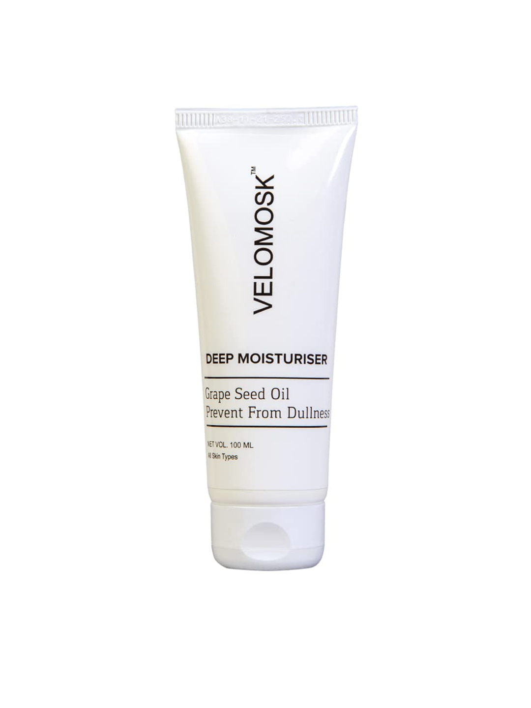 

VELOMOSK Deep Moisturiser with Grapeseed Oil & Honey 100 ml, White