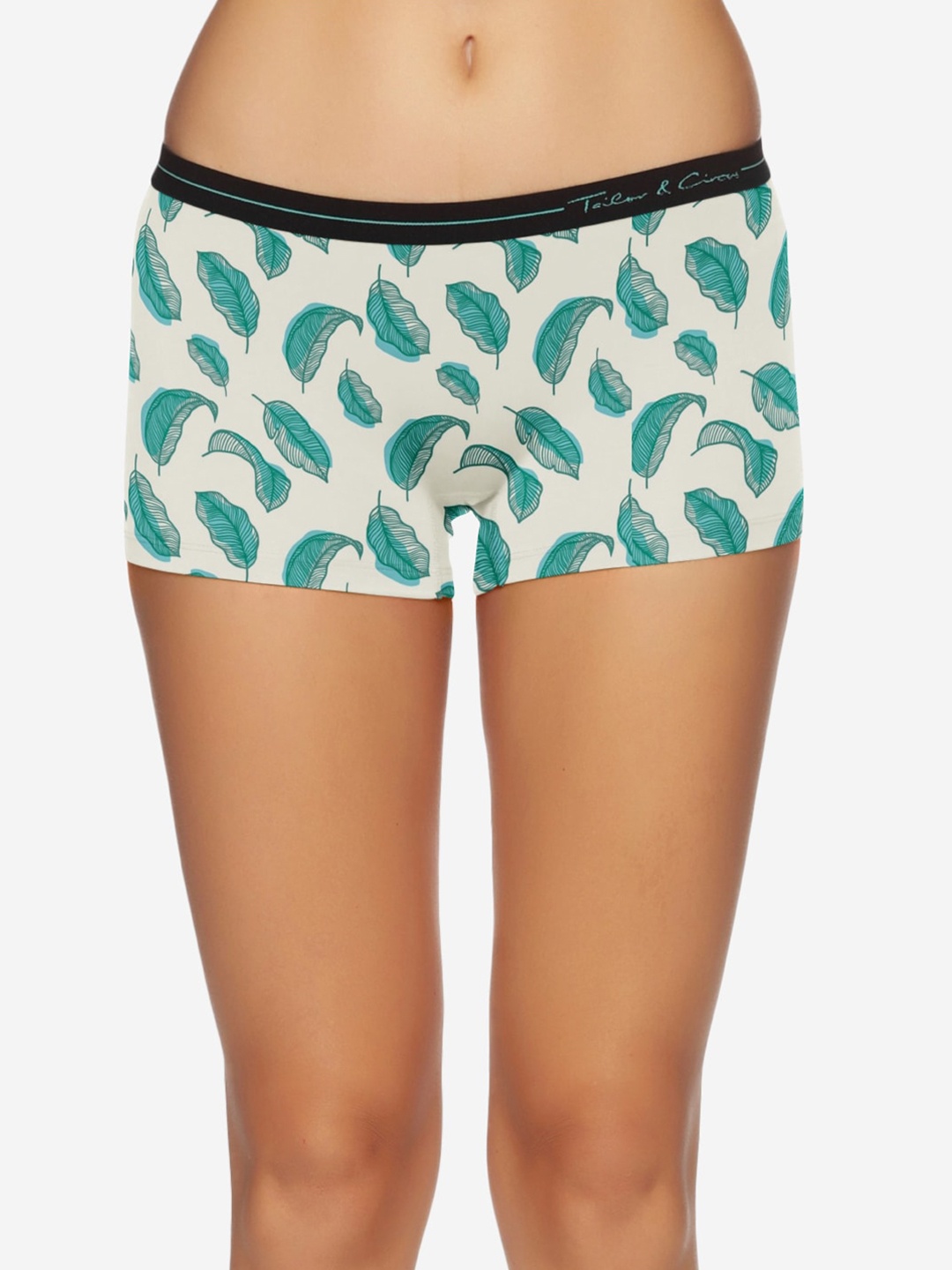 

Tailor & Circus Women White Floral Printed Low-Rise Briefs