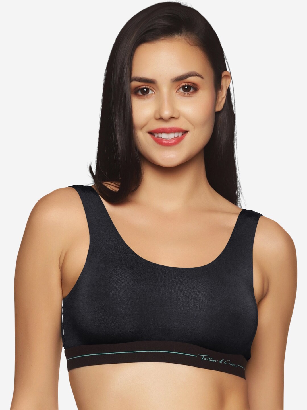 

Tailor & Circus Black Non Padded & Non Wired Anti Bacterial Solid Bra