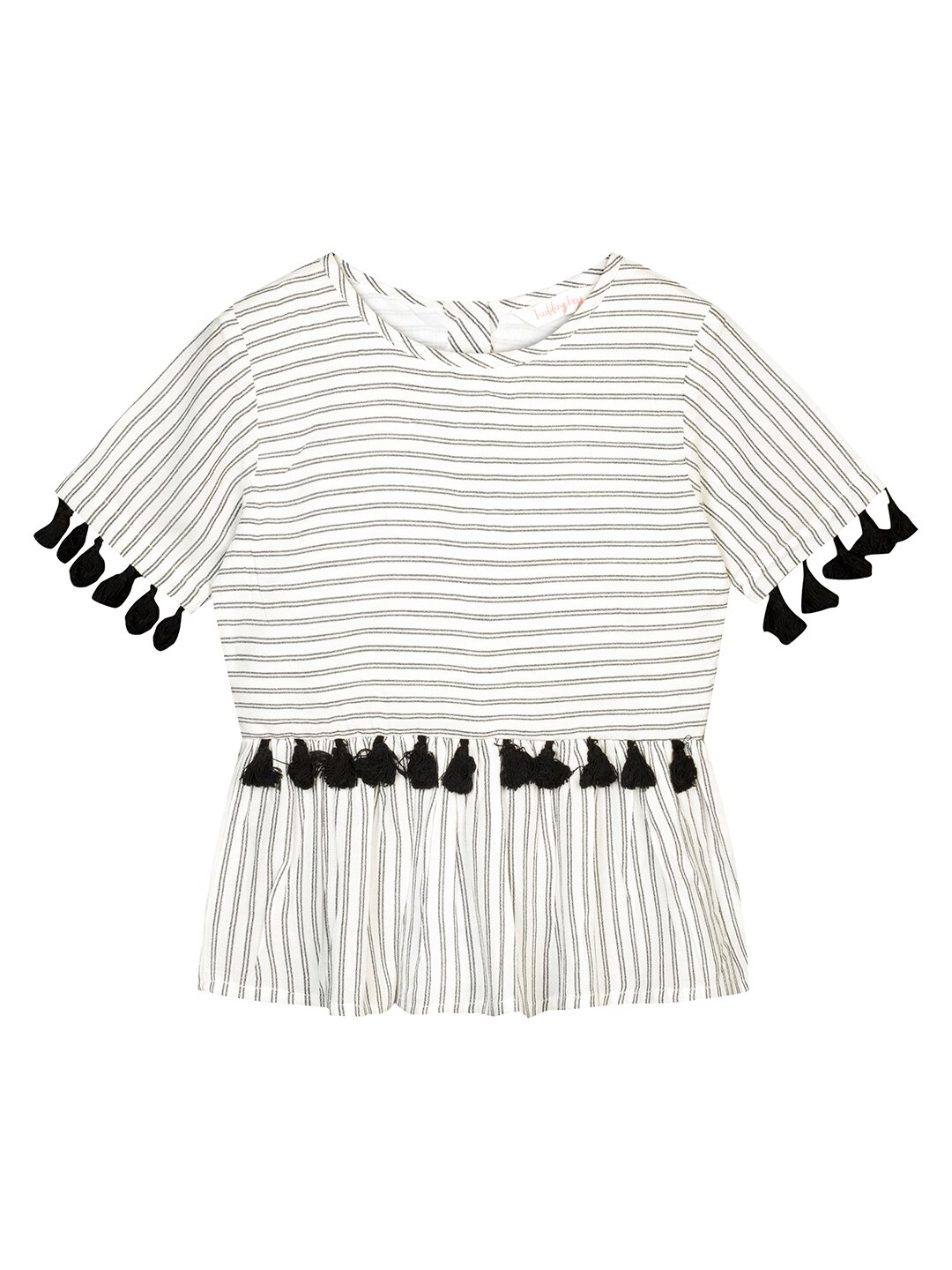 

Budding Bees Black Striped Top