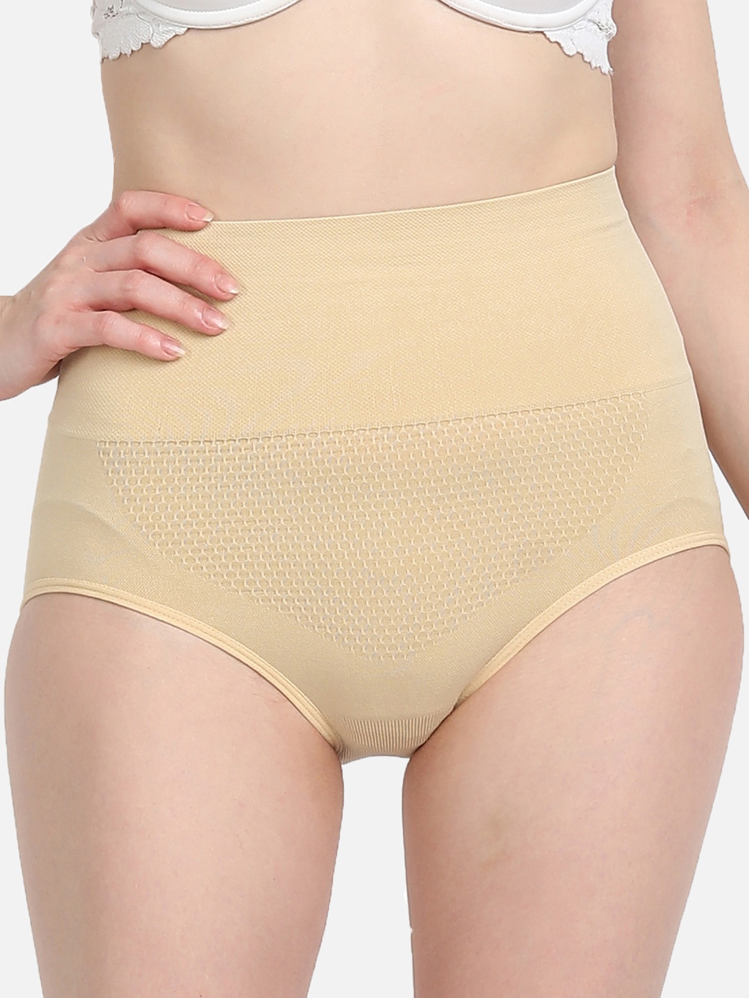 

DEALSEVEN FASHION Beige Shapewear