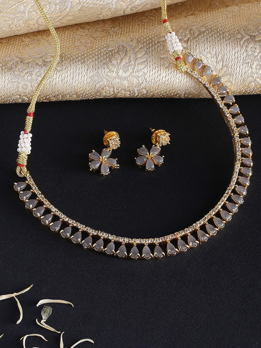 

justpeachy Women Pink Jewellery Set