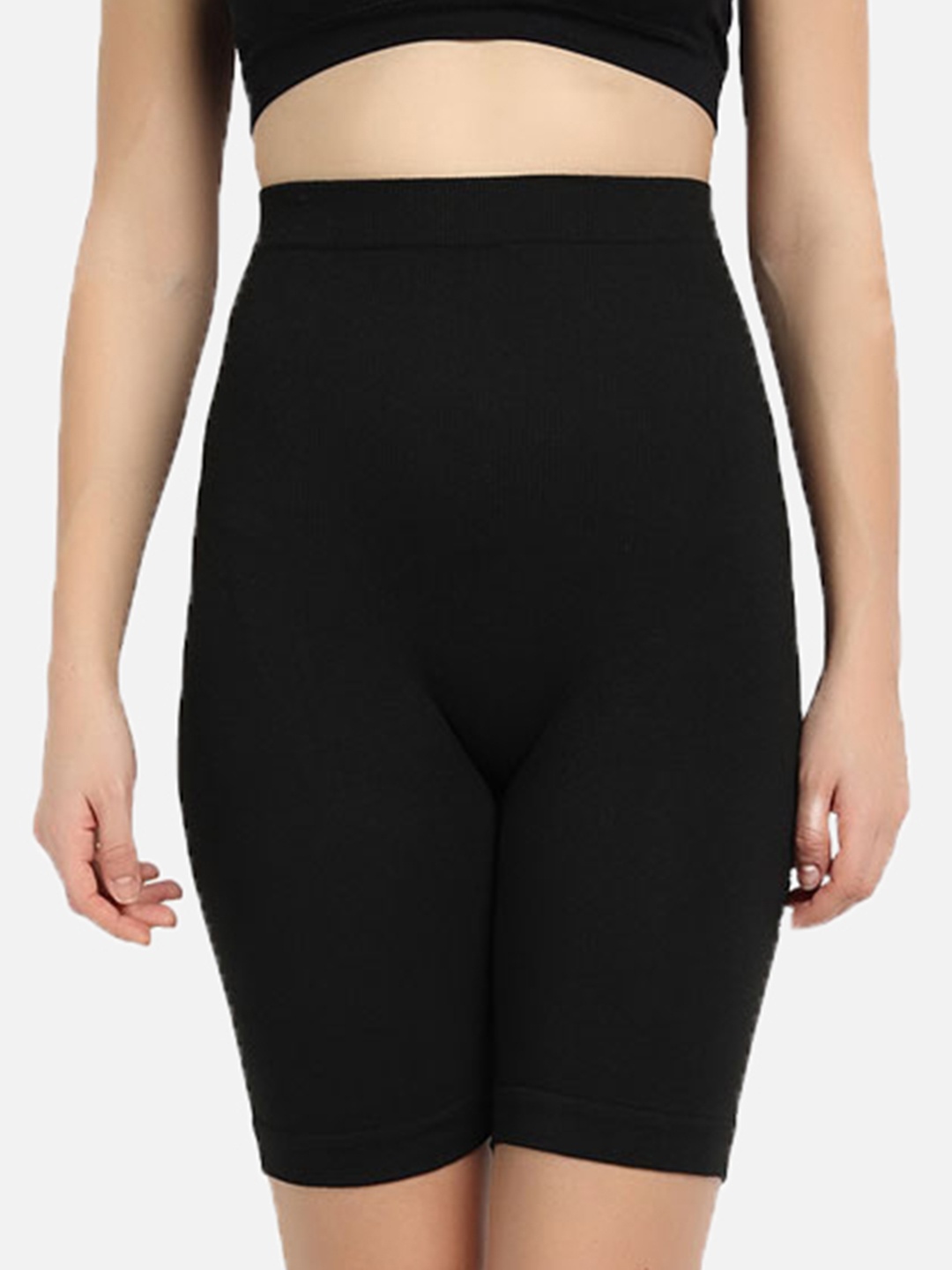 

DEALSEVEN FASHION Women Black Tummy & Thigh Shapewear
