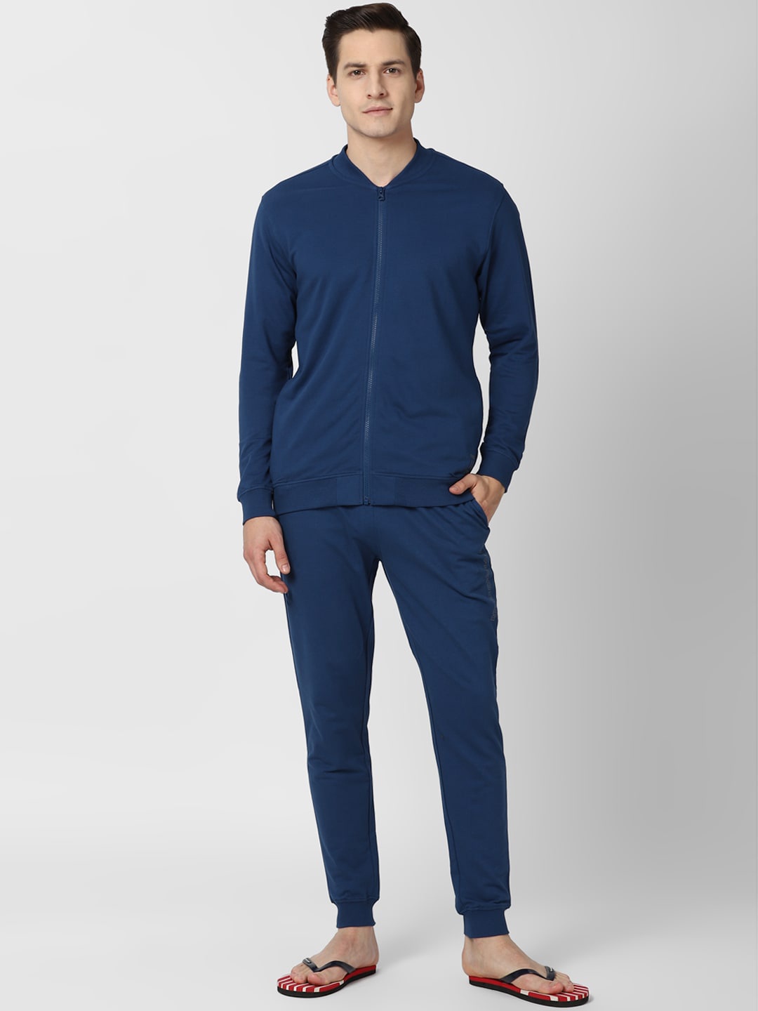 

Peter England Men Blue Night suit